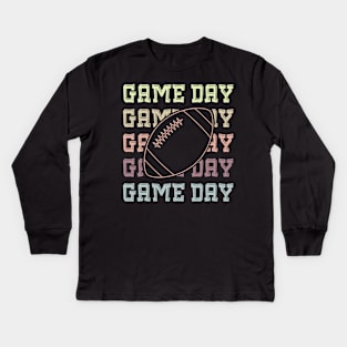 Game Day - Football Kids Long Sleeve T-Shirt